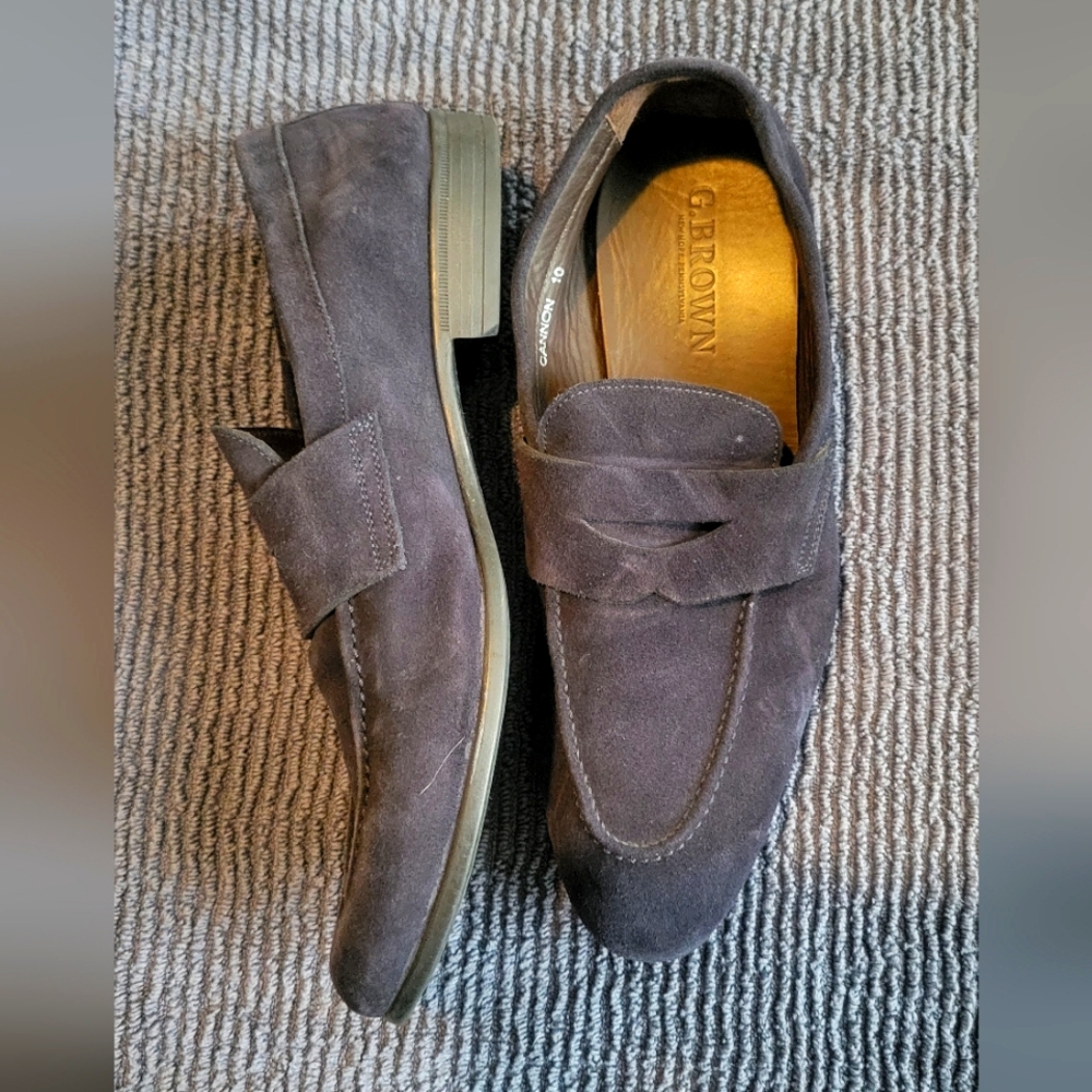 G. Brown navy loafer